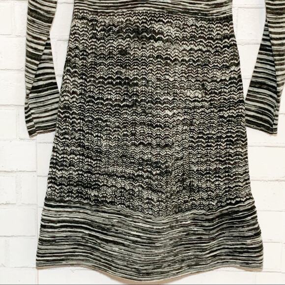 Cynthia Rowley Grey Marled Space Dyed Knit Dress S - Picture 3 of 9